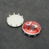 4pcs/set 60mm Alfa Romeo Logo ABS Car Wheel Center Hub Cap