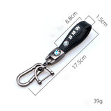 BMW M Power PU Leather Car Keyring Keychain