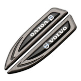 2pcs Volvo RDesign Logo Metal Car Side Fender Emblem Sticker Decal