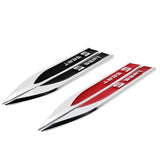 2pcs/set SEAT Metal Car Fender Side Sticker Emblem Badge Decal