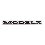 Tesla ModelX Letter Metal Car Rear Sticker Decal Emblem Badge