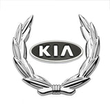KIA Wheat Metal Car Window Sticker Emblem Badge Decal