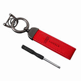 Lincoln Suede Metal Car Keyring Pendant