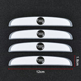4pcs/set Audi Car Door Mirror Side Anti Collision Sticker Bumper Strips