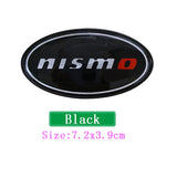 Nissan Nismo Elliptical Metal Car Window Sticker Emblem Badge Decal