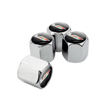 4pcs/set Cadillac Car Air Valve Stem Cap Auto Tyre Valve Covers