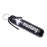 Ford Mustang ST RS Racing Carbon Fiber Car Keyring Keychain