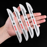 4pcs MINI Cooper Car Door Bumper Strip Anti-collision Protection Sticker