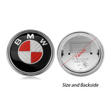 1PC 74mm BMW Logo Car Rear Emblem Badge Decal