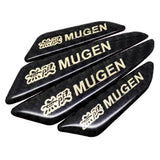 4pcs/set Honda Mugen Power Carbon Fiber Car Door Anti-Scratch Sticker Door Side Protection Bumper Strips
