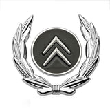Citroen Wheat Metal Car Window Sticker Emblem Badge Decal