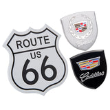 Cadillac Aluminum Alloy Car Body Sticker Nameplate Rear Emblem Badge Decal