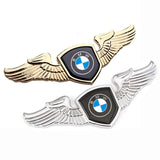 BMW Angle Wings Metal Car Front Hood Bonnet Sticker Emblem Badge