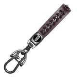 Lincoln PU leather Braided Rope Car Keychain