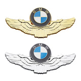 BMW Metal Wings Car Rear Sticker Auto Window Emblem Badge Decal