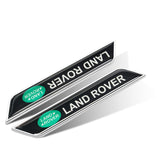 2pcs Land Rover Logo Car Fender Side Sticker Decal Emblem Badge