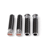 4pcs/set Subaru STI Logo Carbon Fiber Car Door Bolt Lock Pins Gate Lock Screws