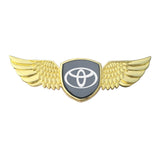Toyota Logo Metal Wings Car Front Hood Bonnet Center Sticker Emblem