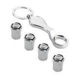4pcs/set Nissan Logo Car Air Valve Stem Caps Auto Tyre Valve Covers