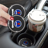 2PCS SAAB Diamond Car Water Coaster Cup Mat