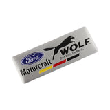 Ford RS ST Wolf Shelby GT350 Aluminum Alloy Car Sticker Nameplate Emblem Badge Decal