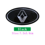 Renault Elliptical Metal Car Window Sticker Emblem Badge Decal