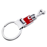 Audi RS RS4 Sline S3 S4 S5 S6 Metal Car Keychain Key Ring Holder