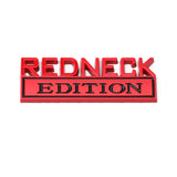 Jeep Redneck Edition Metal Car Front Grille Emblem Badge Auto Rear Sticker Decal