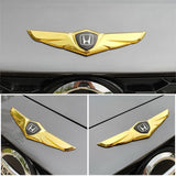 Honda Metal Wings Car Front Hood Sticker Emblem Badge Decal
