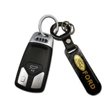 Ford EDGE Carbon Fiber Car Logo Keychain Keyring