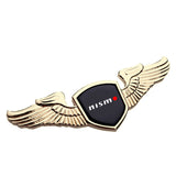 Nissan Nismo Angle Wings Metal Car Front Hood Bonnet Sticker Emblem Badge