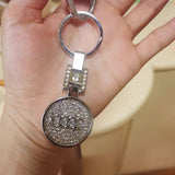 Audi Car Logo Diamond Metal Keychain