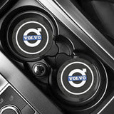 2pcs/set Volvo PVC Car Water Coaster Cup Mat