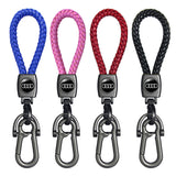 Audi Braided Rope Car Keychain Keyring Pendant