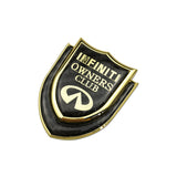 Infiniti Shield Carbon Fiber Car Rear Sticker Window Emblem Badge Decal