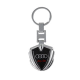Audi Sline Metal Car Logo Keychain Keyring