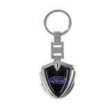 Ford Mustang Metal Car Logo Keychain Keyring