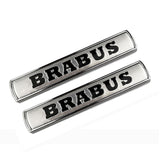2pcs Mercedes Benz AMG Brabus Metal Car Sticker Emblem Badge Decal Decoration