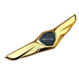 Jaguar Metal Wings Car Front Hood Sticker Emblem Badge Decal