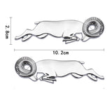 Dodge Sheep Metal Car Body Side Sticker Auto Front Grille Emblem Badge