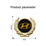 Hyundai Metal Car Rear Sticker Auto Window Emblem Badge Decal