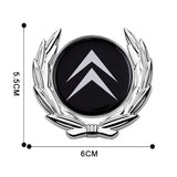 Citroen Metal Car Rear Sticker Trunk Emblem Badge Decal