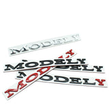 Tesla ModelY Letter Metal Car Rear Sticker Decal Emblem Badge