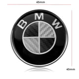 1PC 45mm BMW Logo X1 X3 X5 X6 1 3 5 7 Series Car Steering Wheel Center Sticker Auto Emblem Badge Decal