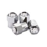 4pcs/set Fiat Car Air Valve Stem Cap Auto Tyre Valve Covers