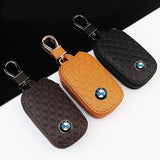 BMW PU Leather Car Key Wallet Key Case Cover Bag
