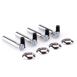 4pcs/set Volvo Logo Car Door Bolt Lock Pins Gate Lock Screws
