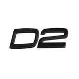 Volvo D2 D3 D4 D5 D6 D7 D8 Metal Car Rear Sticker Emblem Badge Decal