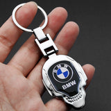 BMW M Power Skull Metal Car Keychain Key Holder