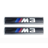 2pcs BMW M3 M5 M Performance Hamann Luxury Metal Car Sticker Emblem Badge Decal Decoration